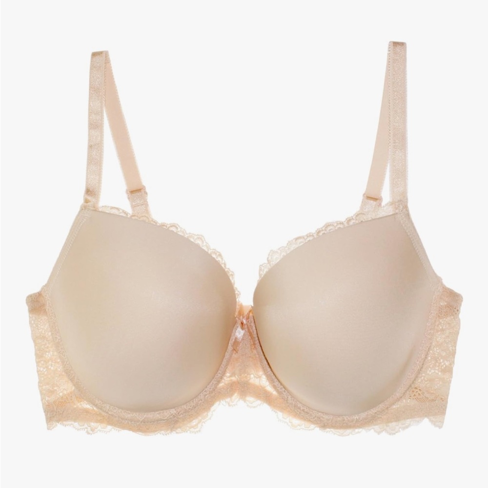 Mierside Women’s Beige Bra with Lace